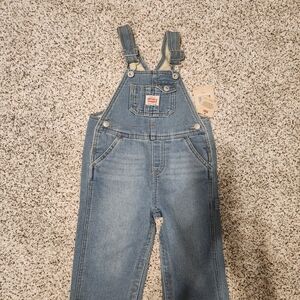 Brand New Levi's Blue Denim Overalls